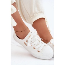 Lee Cooper dámske tenisky LC FLEX CANVAS biela zlatá