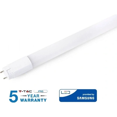V-TAC Profesionálna LED trubica T8 60cm 10W s otočnou päticou so SAMSUNG čipmi, Teplá biela 2500 3000K
