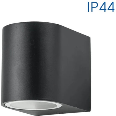 VIVALUX Фасаден аплик porto/r 1 x gu10 bk ip44 (viv004246)