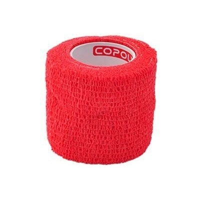 CoPoly ovínadlo elast. 5 cm x 4, 5 m červená