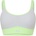 Under Armour Women's Infinity Medium Impact Sports Bra - Lime/Mod Gray