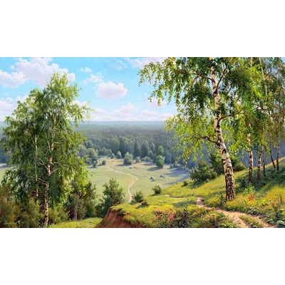 Obraz-Březové údolí 1 deska 80x50