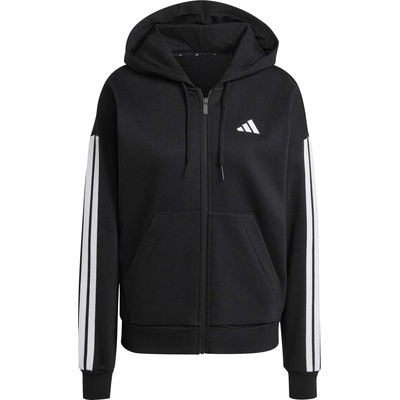 adidas Essentials 3-Stripes Hoodie čierna biela