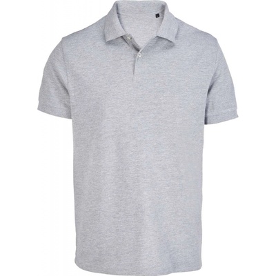Unisex polo tričko PACIFIC šedý melír