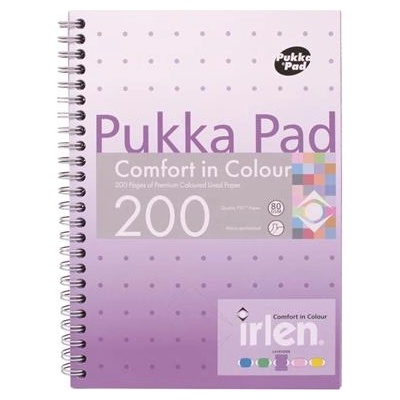 Pukka Pad Спирална тетрадка, A5, с правила, 100 страници, PUKKA PAD "Irlen Jotta Lavender" IRLJOTA5(LAV) (IRLJOTA5(LAV))