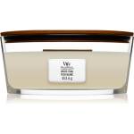 WoodWick White Teak ароматна свещ с дървен фитил (hearthwick) 453.6 гр