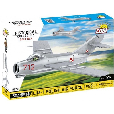 Cobi 5822 Cold War Poľské stíhacie lietadlo LIM-1 (MIG-15)