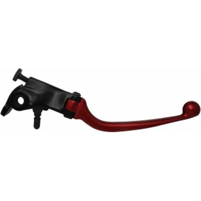 ACCOSSATO Adjustable folding lever ACCOSSATO LV012 in aluminium for original brake master cylinders červené