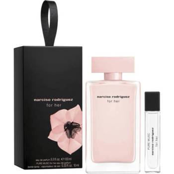 Narciso Rodriguez For Her подаръчен комплект с парфюмна вода 100мл и 10мл за жени 100 мл