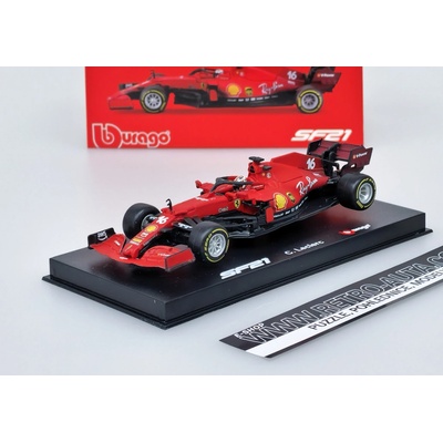 Bburago Ferrari F1 SF21 16 C.Leclerc Tuscan GP 2021 1:43