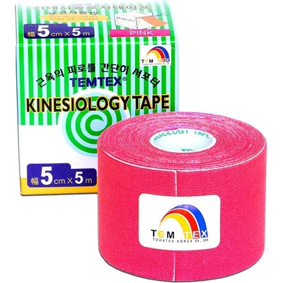 Temtex Tourmaline tejpovací páska červená 5 cm x 5 m