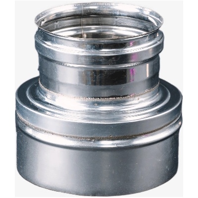 ArtKamin Редуктор ИНОКС, преход от изолиран към неизолиран - Ф130/180 Ж-М