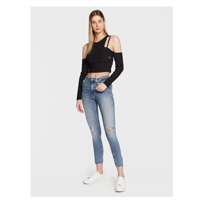 Calvin Klein Jeans blúzka J20J220775 čierna