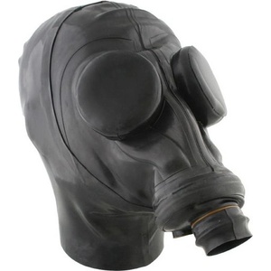 Mister B Russian Gasmask with Hood and Eyecaps Black L/XL