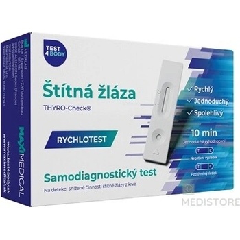 Maximedical rýchlotest Štítna žľaza samodiagnostický test z krvi
