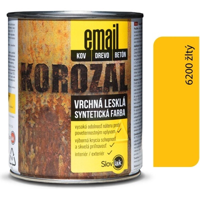 Slovlak Korozal Email 0,75 kg Žltý