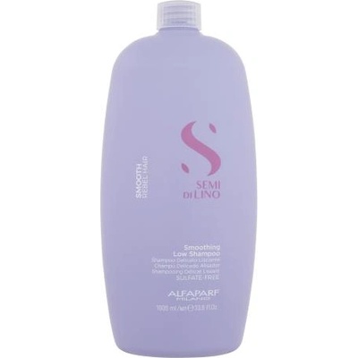ALFAPARF Milano Semi Di Lino Smooth Smoothing Low Shampoo 1000 ml изглаждащ шампоан за непокорна коса за жени