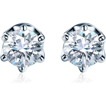 SAVICKI Обеци Savicki: двуцветно злато, лабораторни диаманти