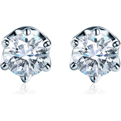 SAVICKI Обеци Savicki: двуцветно злато, лабораторни диаманти