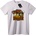 NOONEBRAND Тениска Властта на Динозаврите - 6XL, White