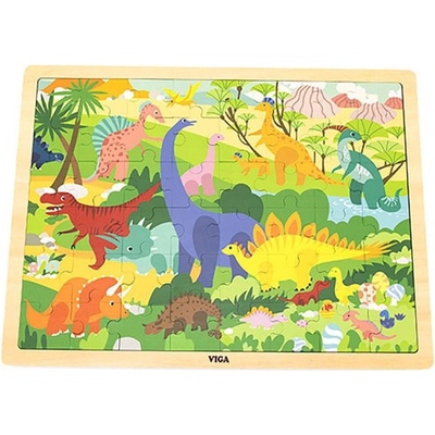 Viga Drevené Dinosaurus 48 dielov