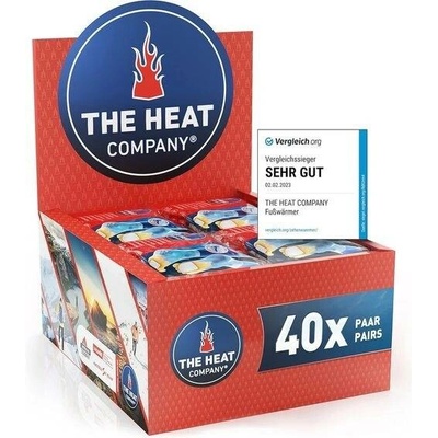 Návleky na nohy THE HEAT COMPANY - 40 párů - EXTRA TEPLÉ - Samolepicí - Návleky na prsty - 8 hodin