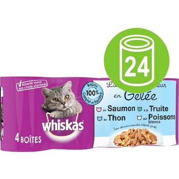 Whiskas La Carte ryby a maso v želé 24 x 390 g