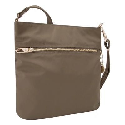 Travelon Чанта за рамо против кражба кафява чанта Tailored Slim (021452)