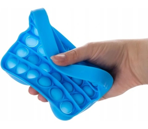 FunPlay Pop it štvorec modrá
