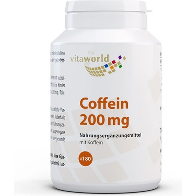 vitaworld Енергия и метаболизъм - Кофеин, 200 mg x 180 таблетки (14317634 VW)