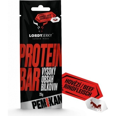 Lordy Jerky Hovädzia tyčinka Pemikan Sens/Chilli 25 g