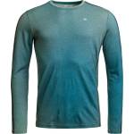 Ortovox Мъжко мериносово термобельо Ortovox 185 Rock'N'Wool Print L/S Merino base layer - Aop Green Sage (015-2321-0111)