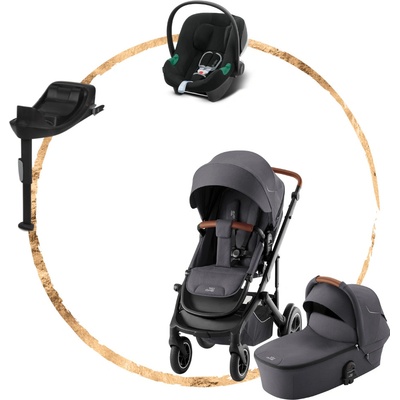 Britax Set Smile 5Z + korba 2024 Midnight Grey – Zboží Dáma