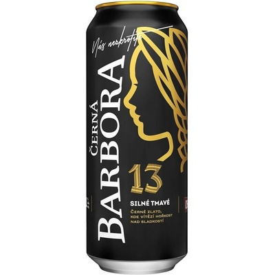 Ostravar Černá Barbora 13 5,1% 0,5 l (plech)