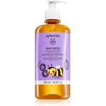 APIVITA Mini Bees Gentle Kids Shampoo Blueberry & Honey шампоан за тънка коса за деца 500ml