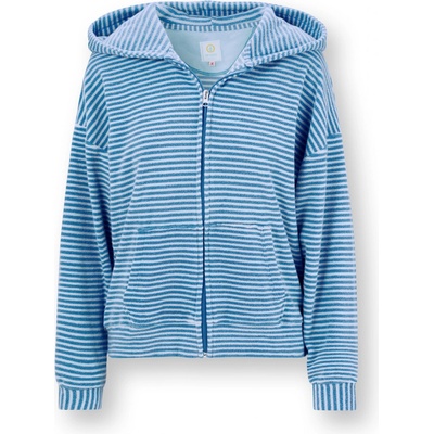 PIP Studio Nicolle mikina na zip Petite Sumo Stripe modrá