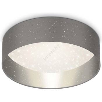 Image 1 of Briloner 3882-014 - LED Плафониера MAILA STARRY LED/18W/230V сив/сребрист (BL1548)