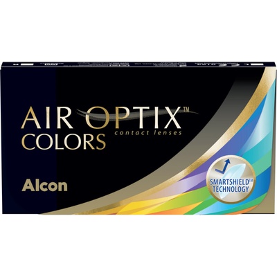Alcon Air Optix colors Brown barevné měsíční nedioptrické 2 čočky – Hledejceny.cz