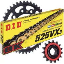 D.I.D Řetězová sada Suzuki DL 1000 V-Strom 02-10