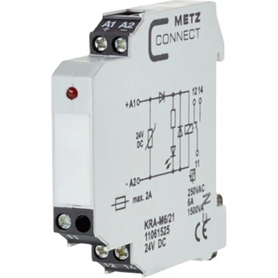 Spojovací modul 24 V/DC (max) 1 přepínací kontakt Metz Connect 11061525 1 ks