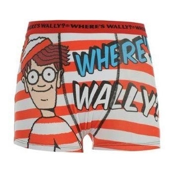 Wheres Wally Single Boxer Kids Red