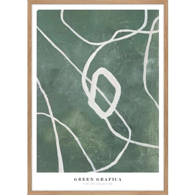 Malerifabrikken Green Grafica obraz zelená