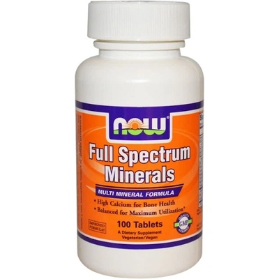 NOW Full Spectrum Minerals [100 Таблетки]