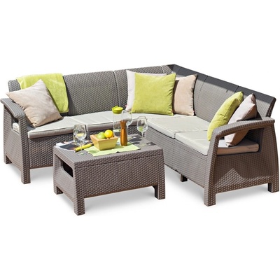 Keter CORFU RELAX SET Cappucino