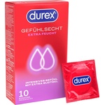Durex - допълнително овлажнени презервативи (10 бр. ) - desirel
