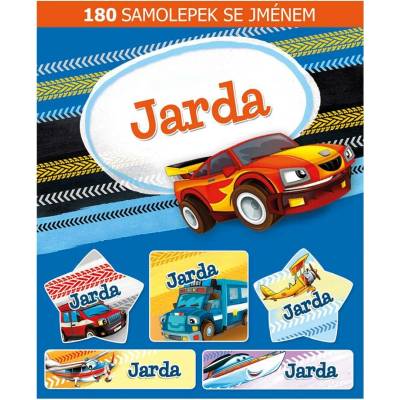 ARGUS Veselé nálepky samolepky se jménem Jarda