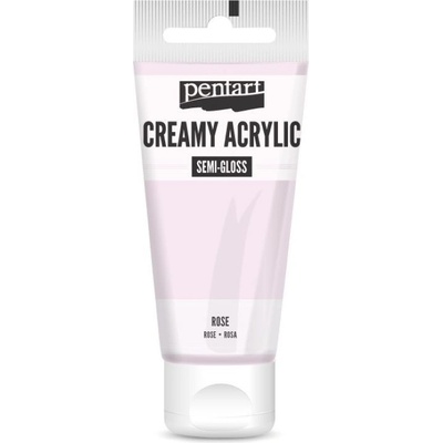 Pentart akrylová farba pololesklá ružová 60 ml