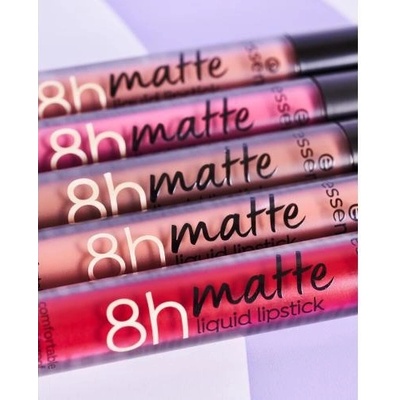 Essence 8h Matte Liquid Lipstick matná tekutá rúž s dlouhotrvajícím efektem 05 Pink Blush 2,5 ml