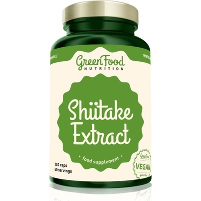 GreenFood Nutrition Shiitake Extract kapsuly zo vzácnej huby 116 g