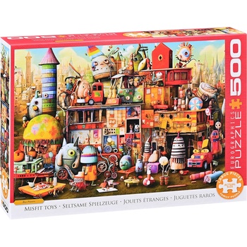 EUROGRAPHICS Пъзел Eurographics от 500 XXL части - Сгрешени играчки (65005909)